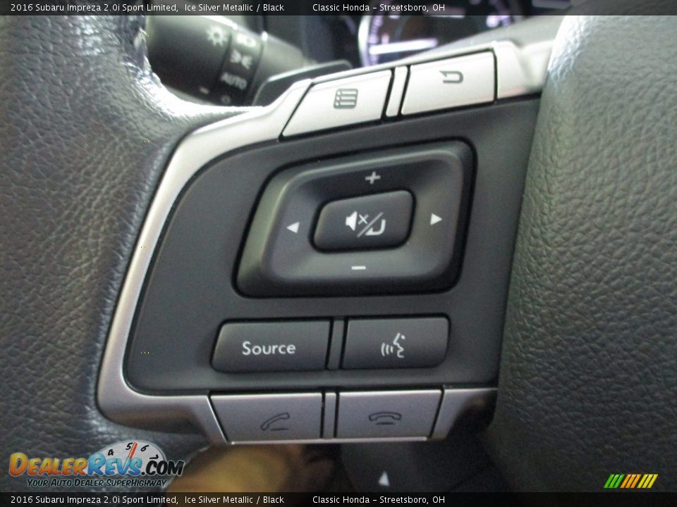 2016 Subaru Impreza 2.0i Sport Limited Ice Silver Metallic / Black Photo #35
