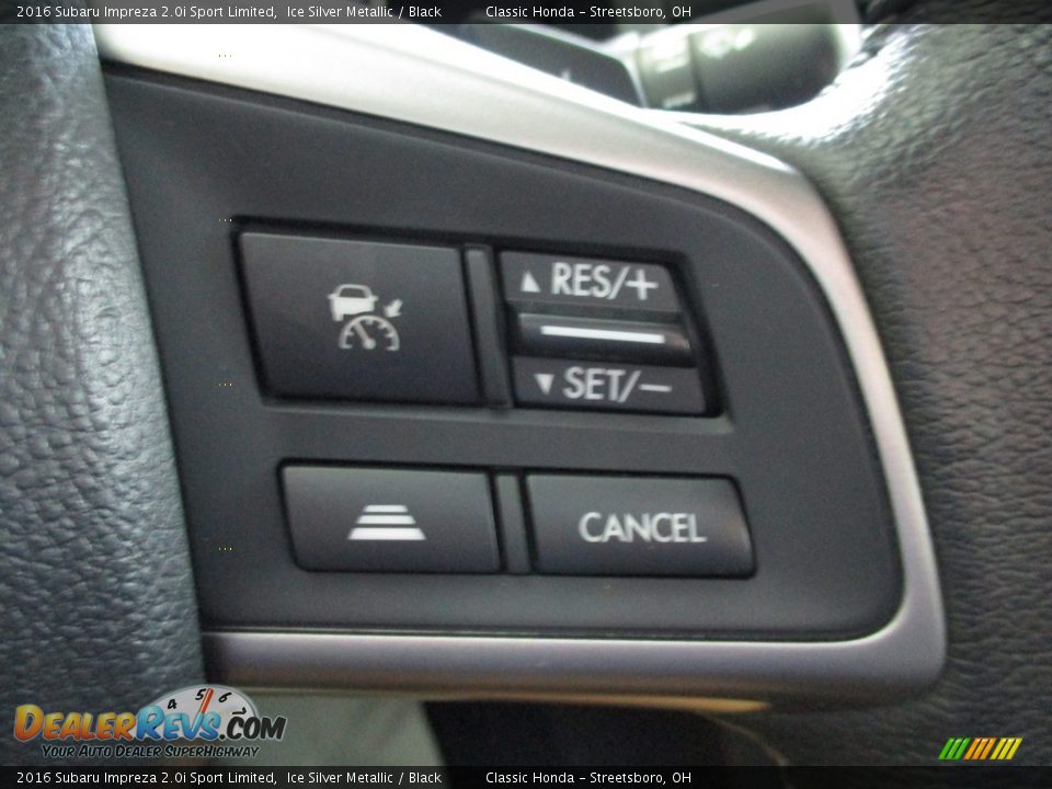 2016 Subaru Impreza 2.0i Sport Limited Ice Silver Metallic / Black Photo #36