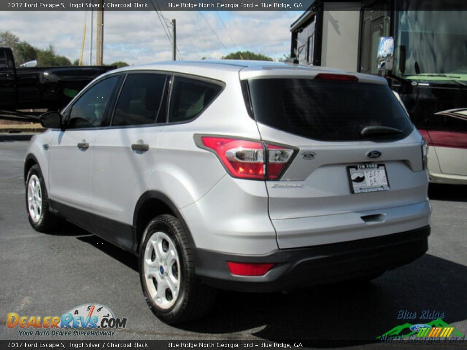 2017 Ford Escape S Ingot Silver / Charcoal Black Photo #3