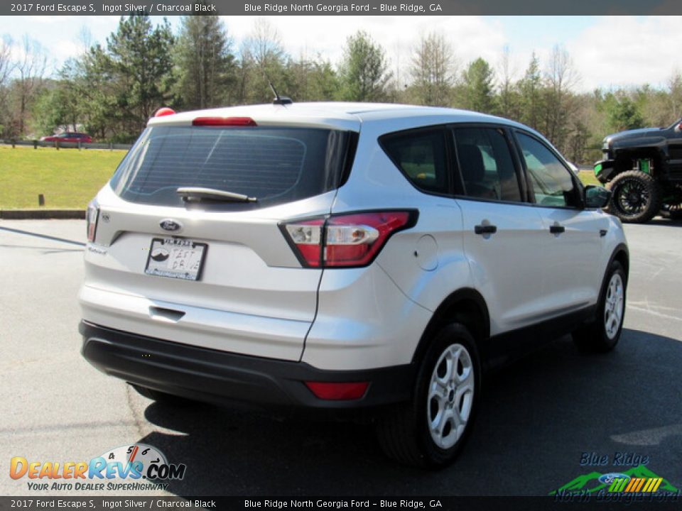 2017 Ford Escape S Ingot Silver / Charcoal Black Photo #5