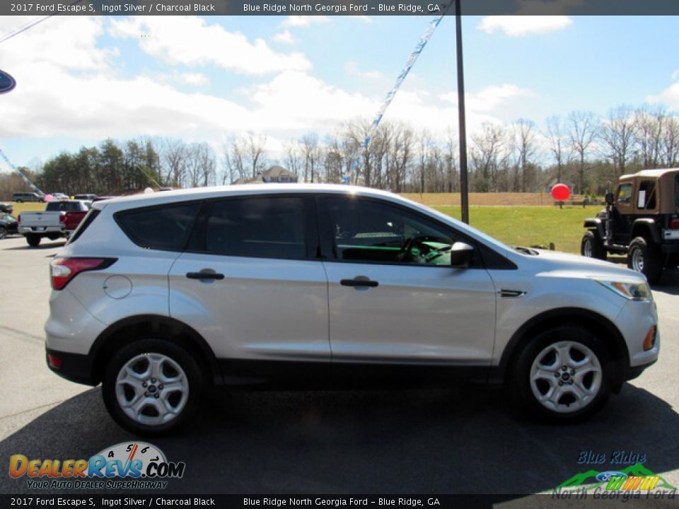 2017 Ford Escape S Ingot Silver / Charcoal Black Photo #6