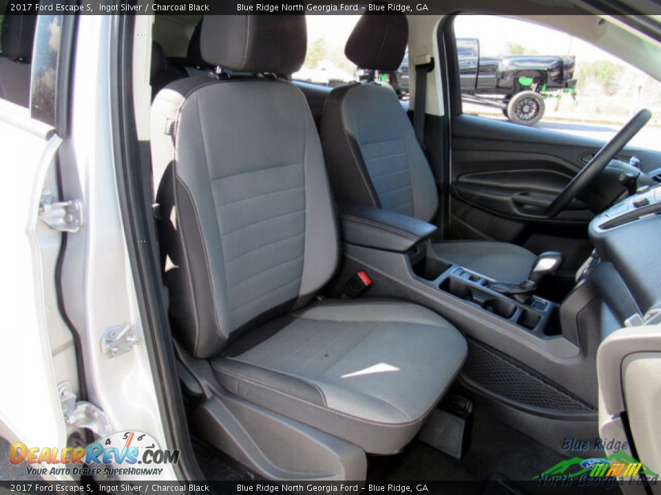 2017 Ford Escape S Ingot Silver / Charcoal Black Photo #12