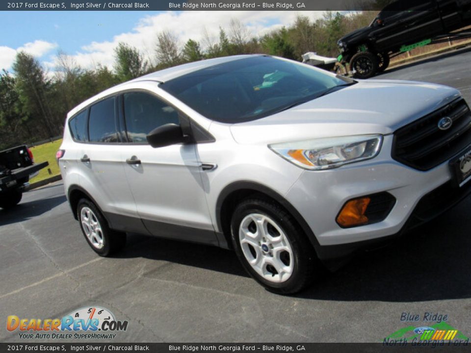 2017 Ford Escape S Ingot Silver / Charcoal Black Photo #25