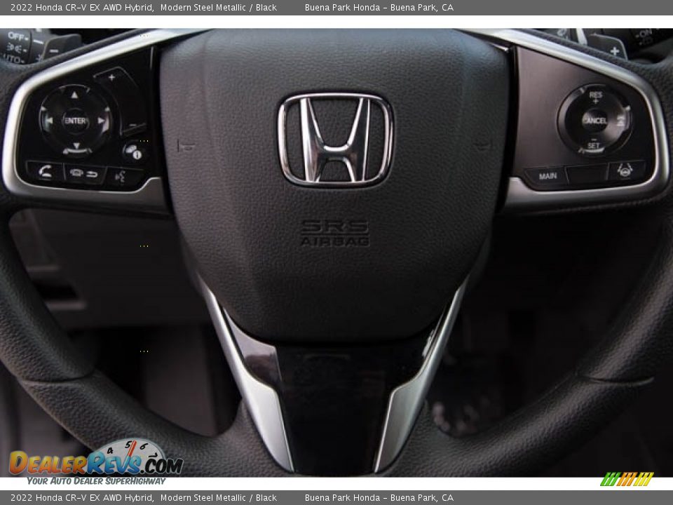 2022 Honda CR-V EX AWD Hybrid Steering Wheel Photo #17