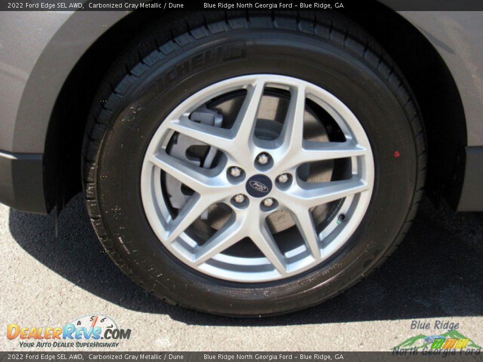 2022 Ford Edge SEL AWD Carbonized Gray Metallic / Dune Photo #9