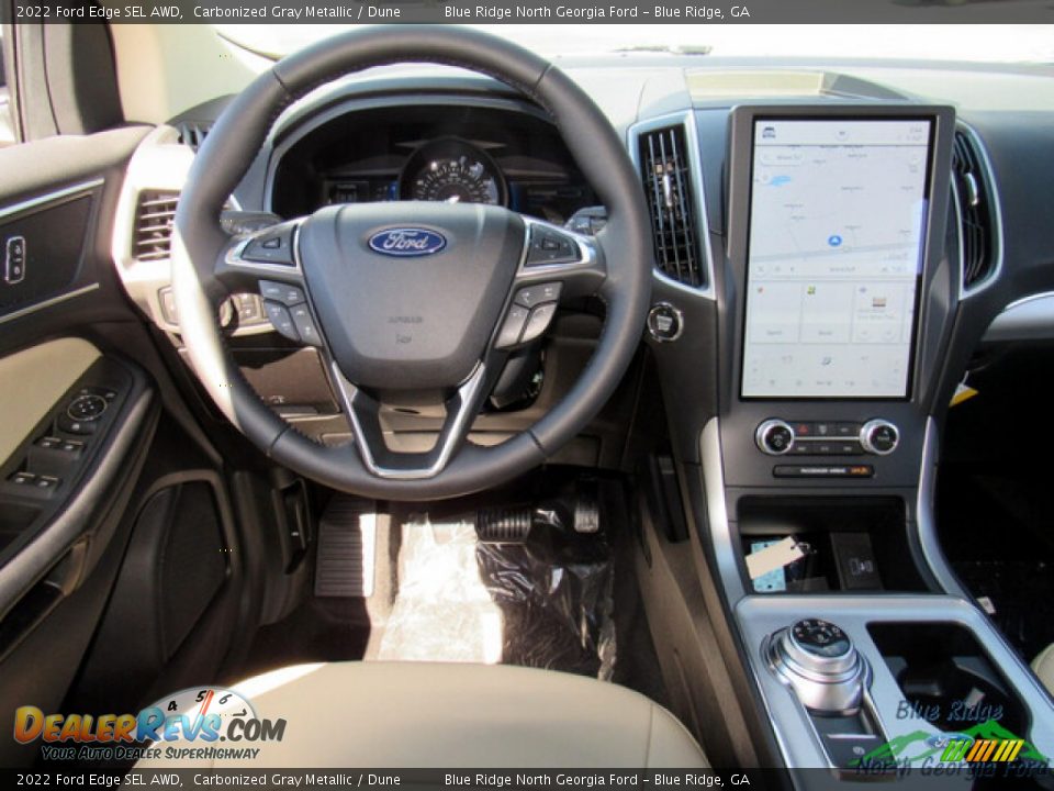 2022 Ford Edge SEL AWD Carbonized Gray Metallic / Dune Photo #15