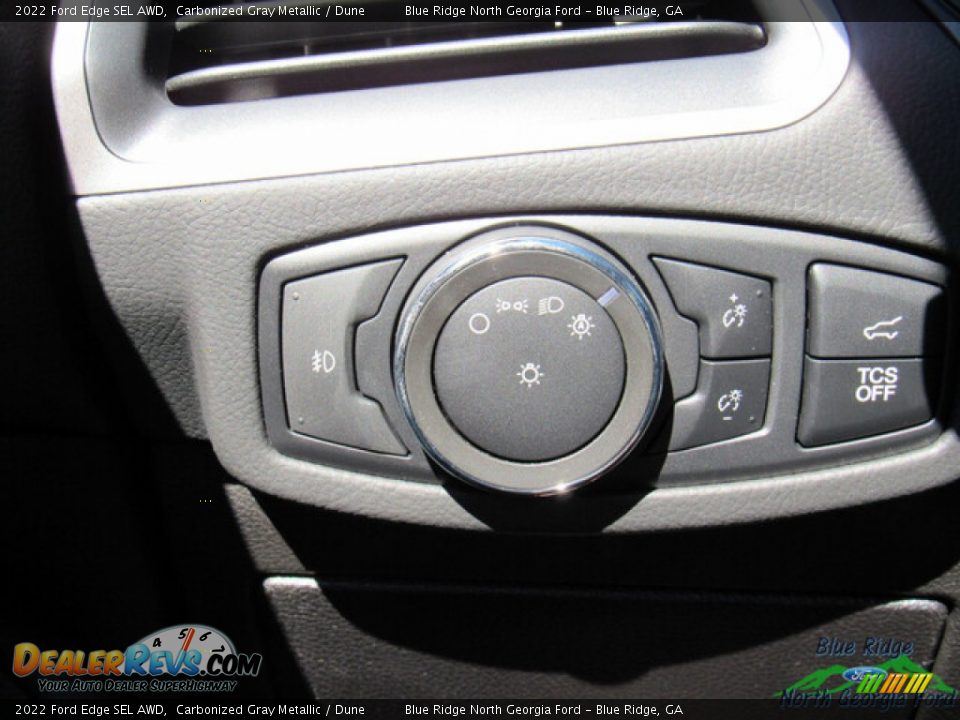 2022 Ford Edge SEL AWD Carbonized Gray Metallic / Dune Photo #21
