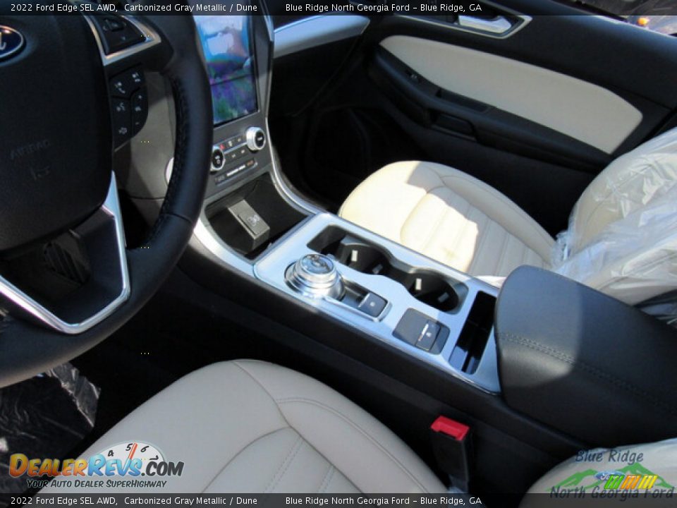 2022 Ford Edge SEL AWD Carbonized Gray Metallic / Dune Photo #24