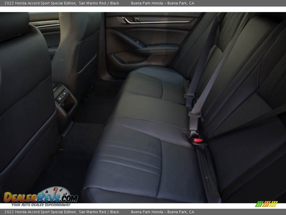 Rear Seat of 2022 Honda Accord Sport Special Edition Photo #16
