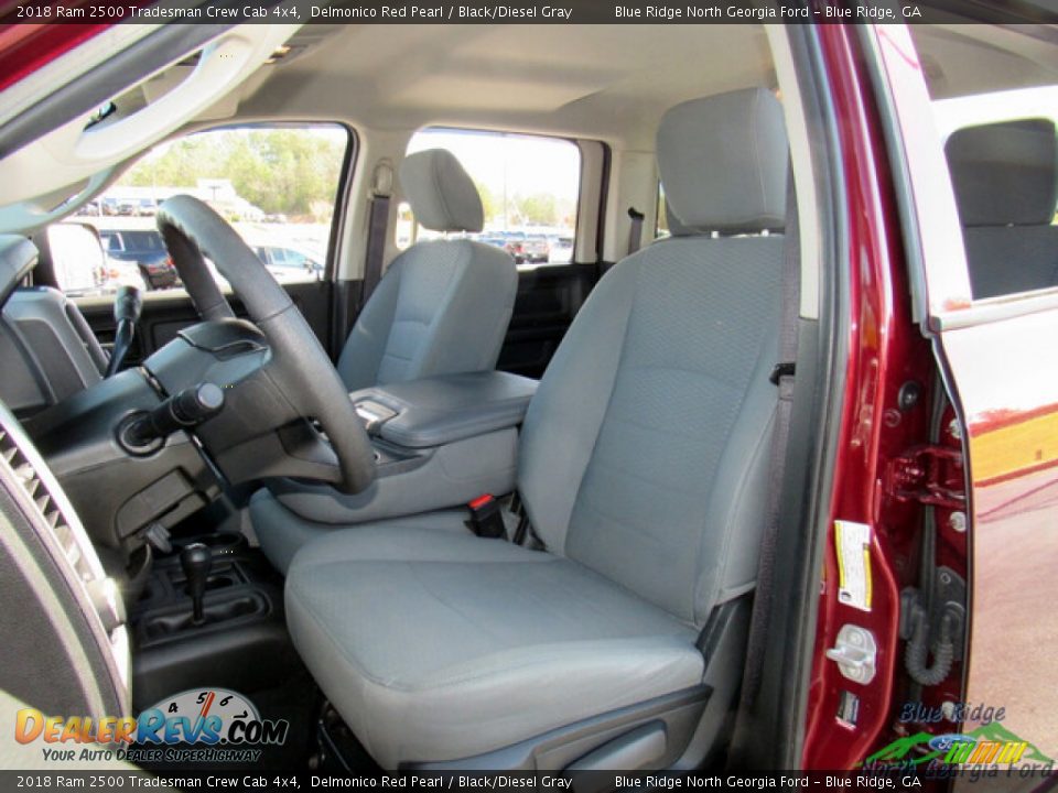2018 Ram 2500 Tradesman Crew Cab 4x4 Delmonico Red Pearl / Black/Diesel Gray Photo #11