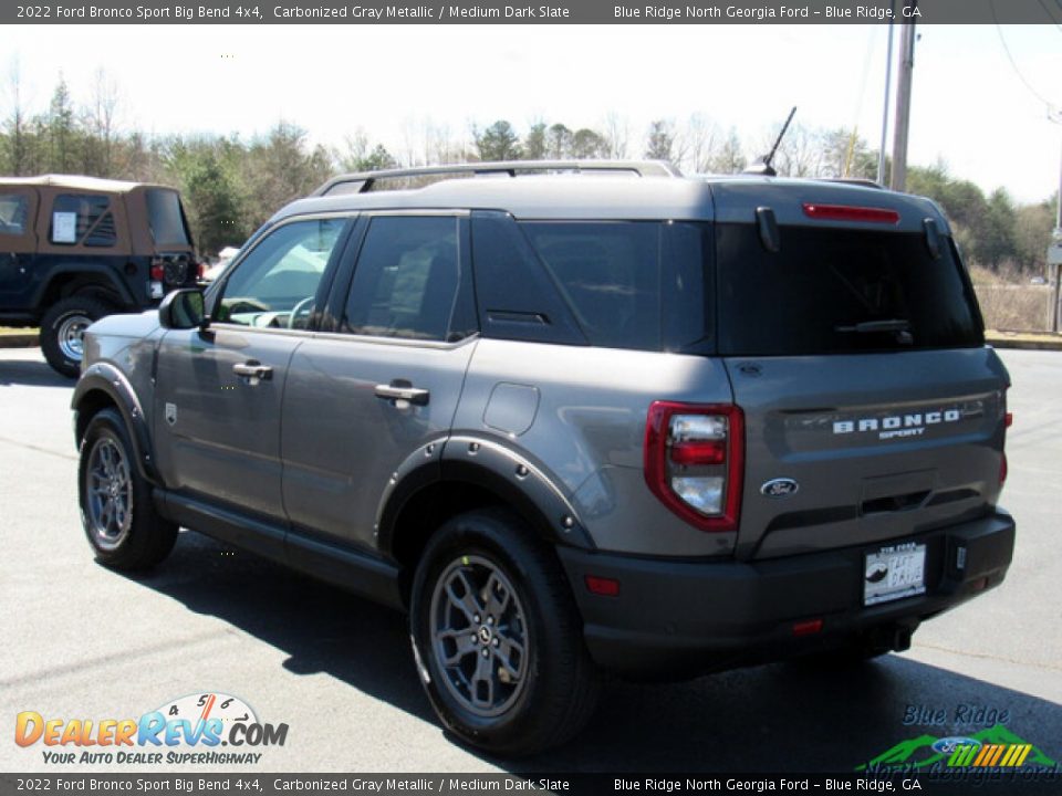 2022 Ford Bronco Sport Big Bend 4x4 Carbonized Gray Metallic / Medium Dark Slate Photo #3