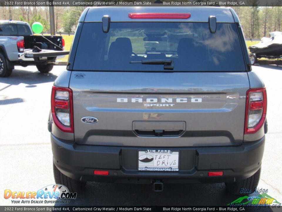 2022 Ford Bronco Sport Big Bend 4x4 Carbonized Gray Metallic / Medium Dark Slate Photo #4