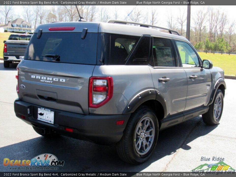 2022 Ford Bronco Sport Big Bend 4x4 Carbonized Gray Metallic / Medium Dark Slate Photo #5