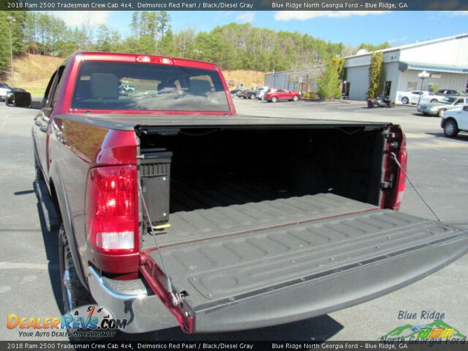 2018 Ram 2500 Tradesman Crew Cab 4x4 Delmonico Red Pearl / Black/Diesel Gray Photo #14