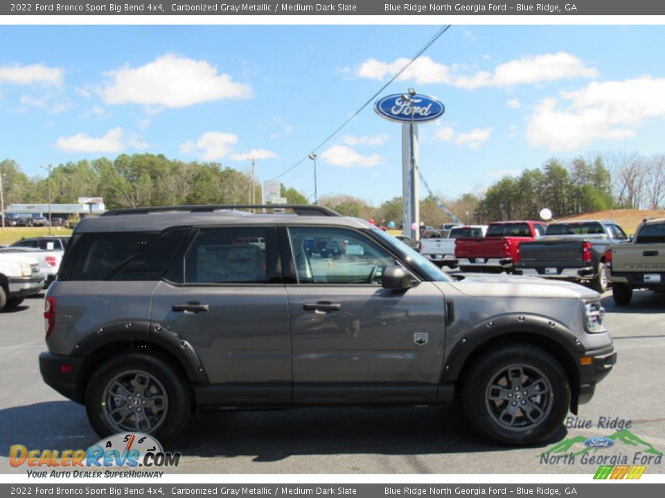 2022 Ford Bronco Sport Big Bend 4x4 Carbonized Gray Metallic / Medium Dark Slate Photo #6