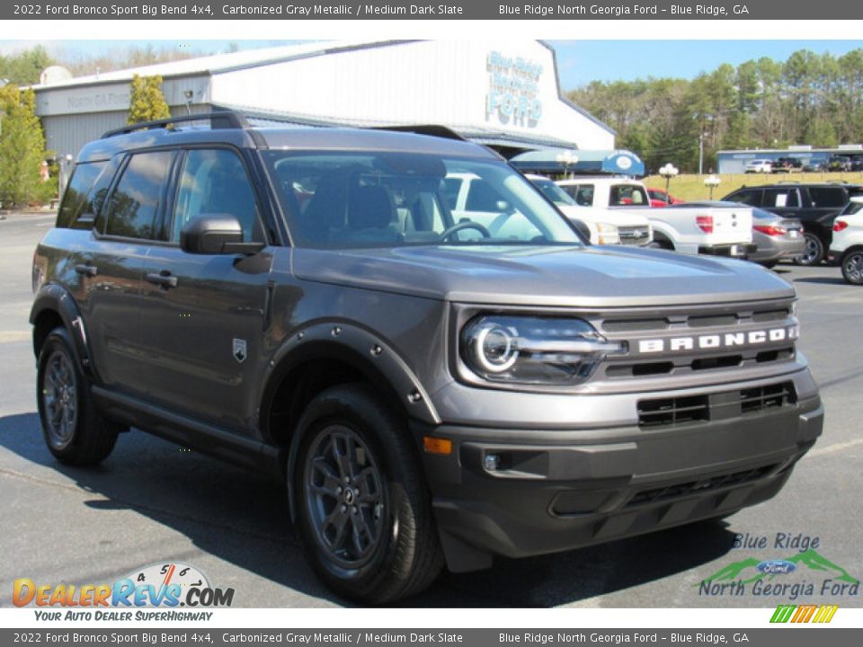 2022 Ford Bronco Sport Big Bend 4x4 Carbonized Gray Metallic / Medium Dark Slate Photo #7