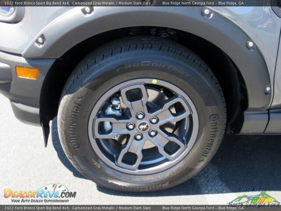 2022 Ford Bronco Sport Big Bend 4x4 Carbonized Gray Metallic / Medium Dark Slate Photo #9