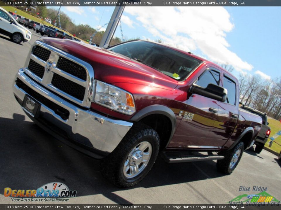 2018 Ram 2500 Tradesman Crew Cab 4x4 Delmonico Red Pearl / Black/Diesel Gray Photo #28