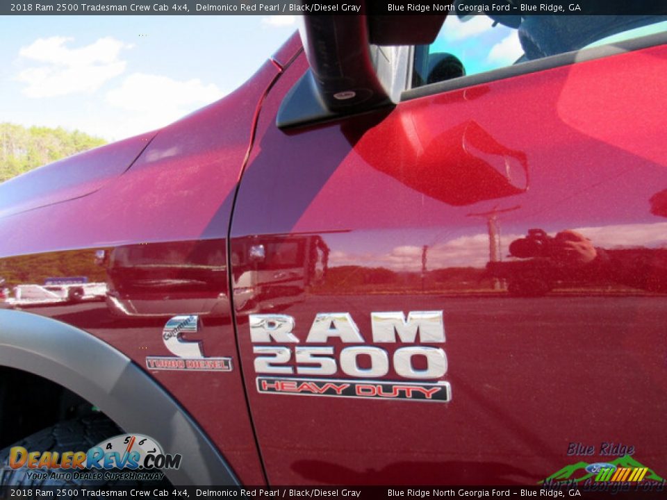 2018 Ram 2500 Tradesman Crew Cab 4x4 Delmonico Red Pearl / Black/Diesel Gray Photo #32