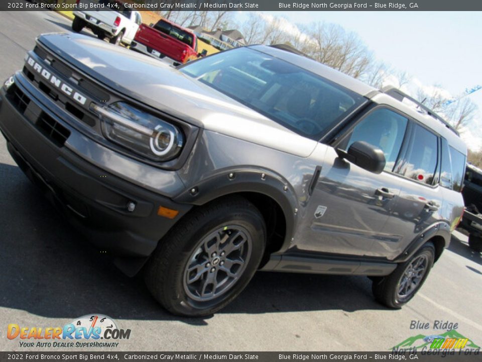2022 Ford Bronco Sport Big Bend 4x4 Carbonized Gray Metallic / Medium Dark Slate Photo #24