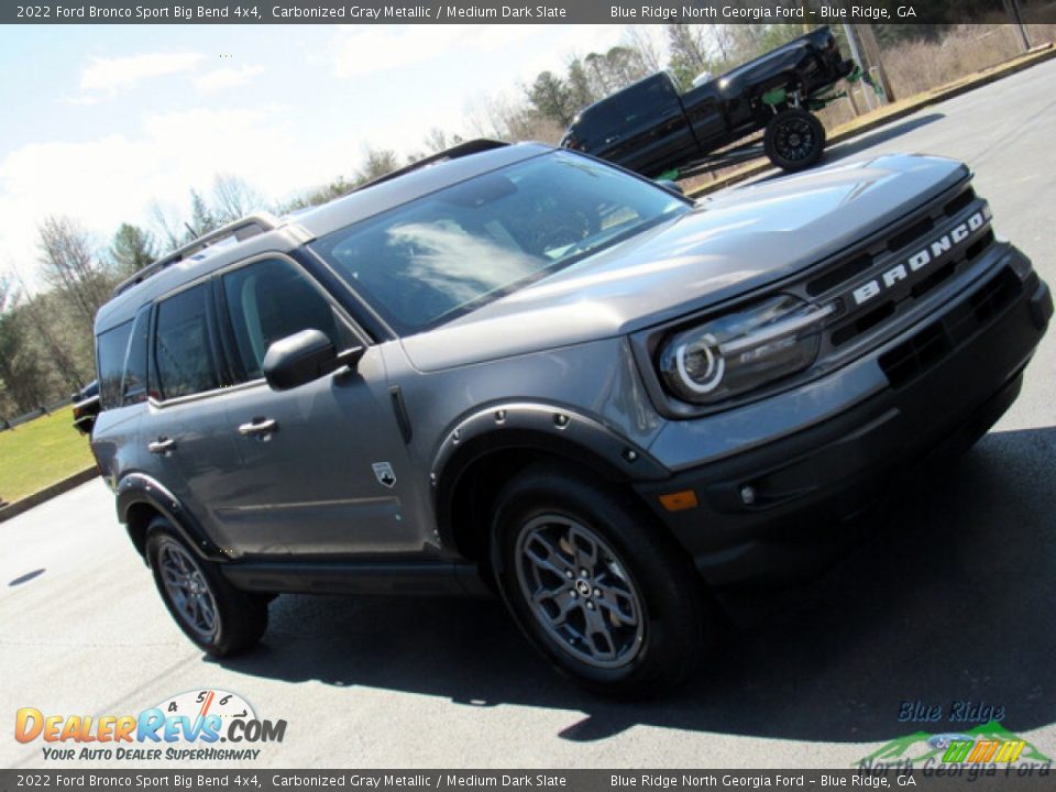 2022 Ford Bronco Sport Big Bend 4x4 Carbonized Gray Metallic / Medium Dark Slate Photo #25