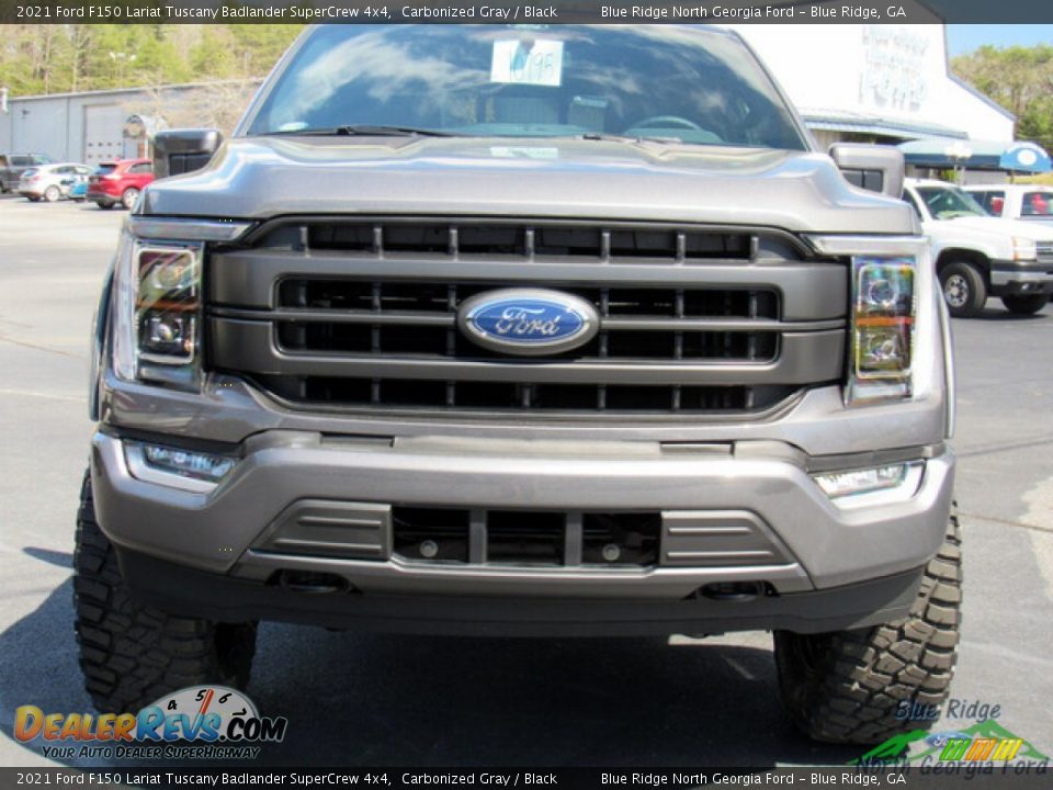 2021 Ford F150 Lariat Tuscany Badlander SuperCrew 4x4 Carbonized Gray / Black Photo #8