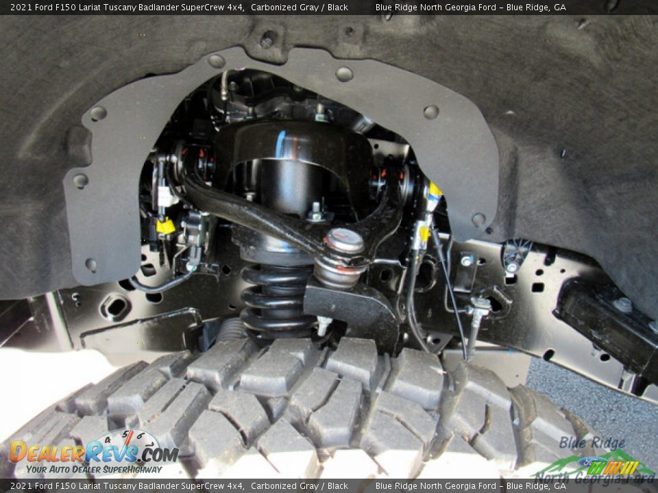 2021 Ford F150 Lariat Tuscany Badlander SuperCrew 4x4 Carbonized Gray / Black Photo #10