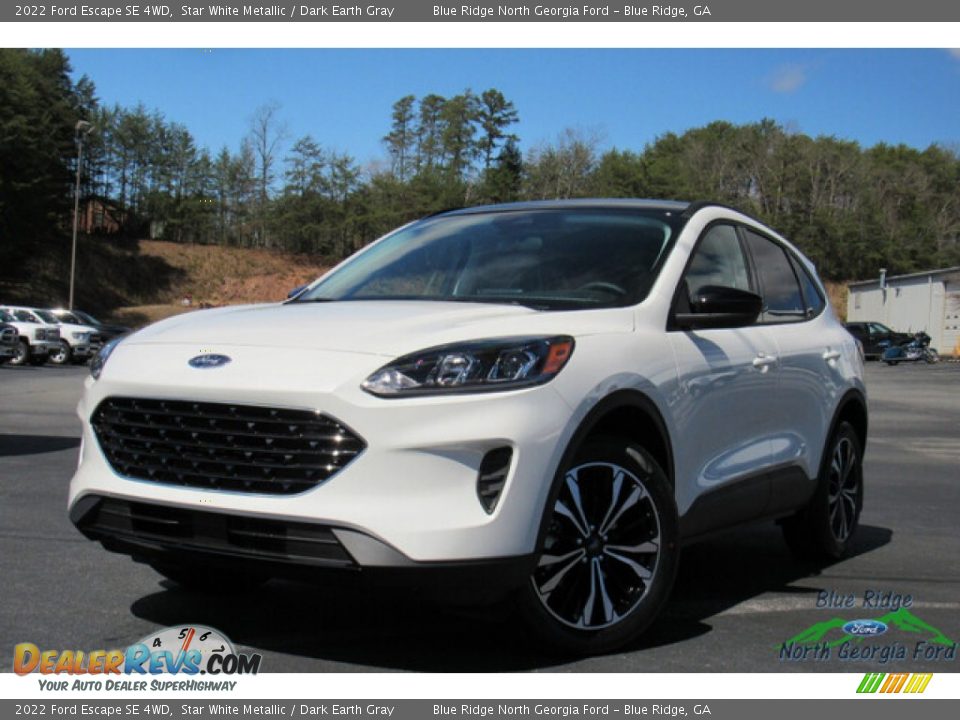 2022 Ford Escape SE 4WD Star White Metallic / Dark Earth Gray Photo #1