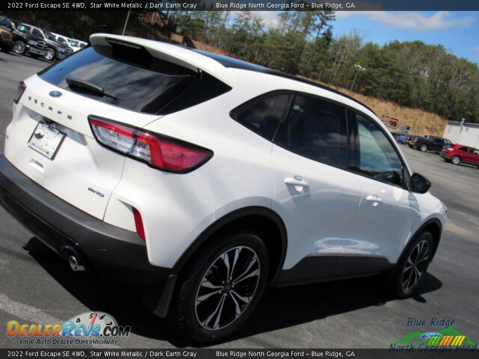 2022 Ford Escape SE 4WD Star White Metallic / Dark Earth Gray Photo #28
