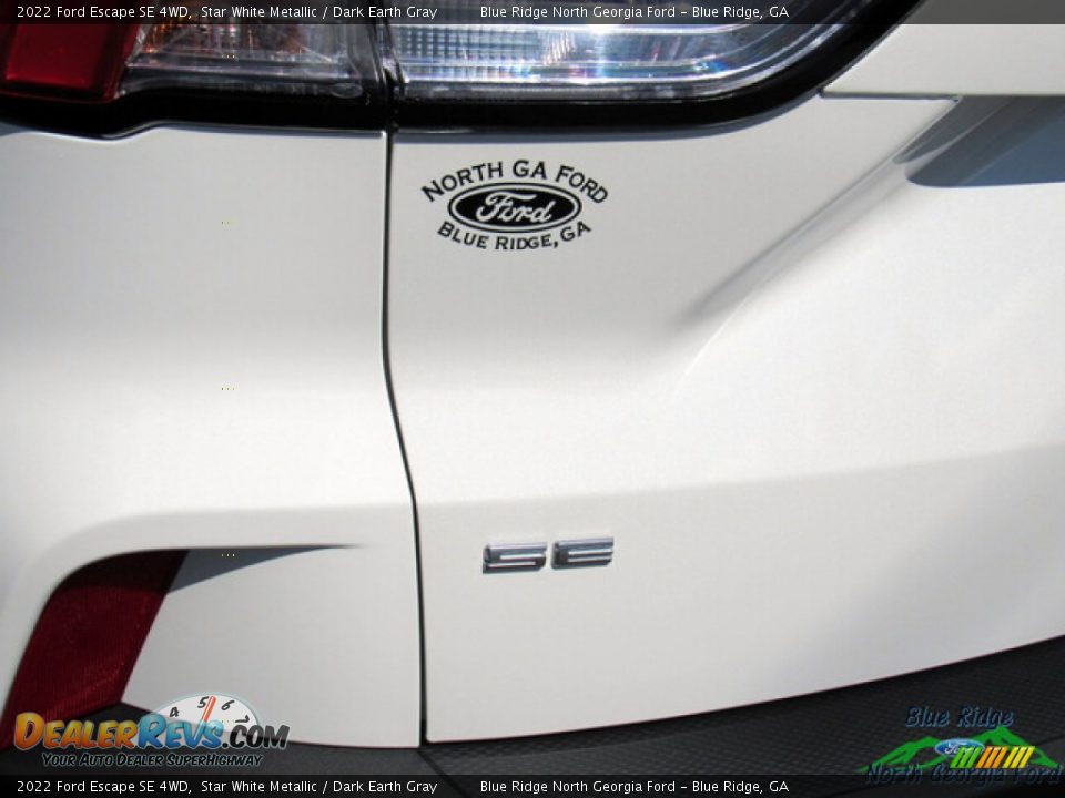 2022 Ford Escape SE 4WD Star White Metallic / Dark Earth Gray Photo #30