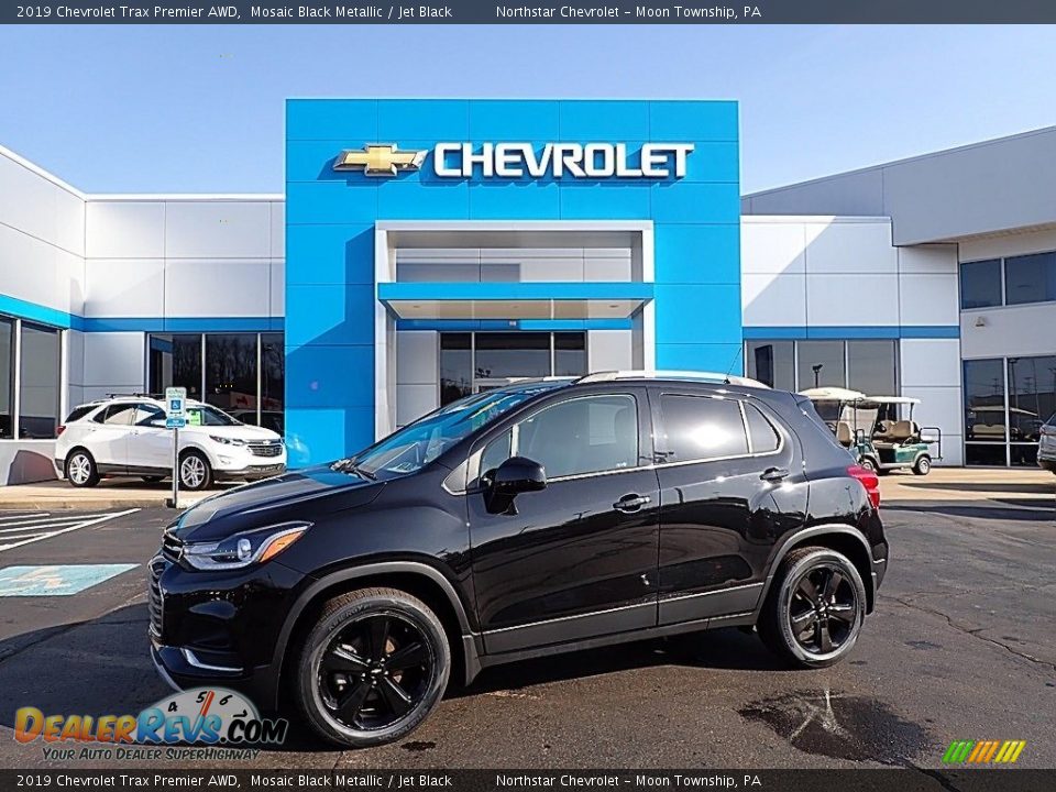 2019 Chevrolet Trax Premier AWD Mosaic Black Metallic / Jet Black Photo #1