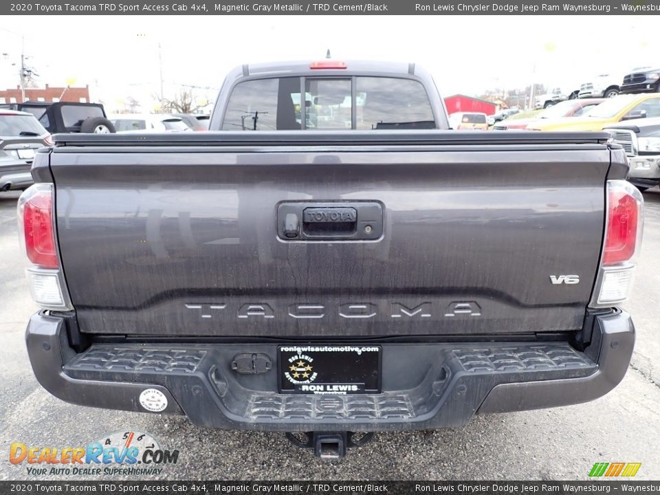 2020 Toyota Tacoma TRD Sport Access Cab 4x4 Magnetic Gray Metallic / TRD Cement/Black Photo #4