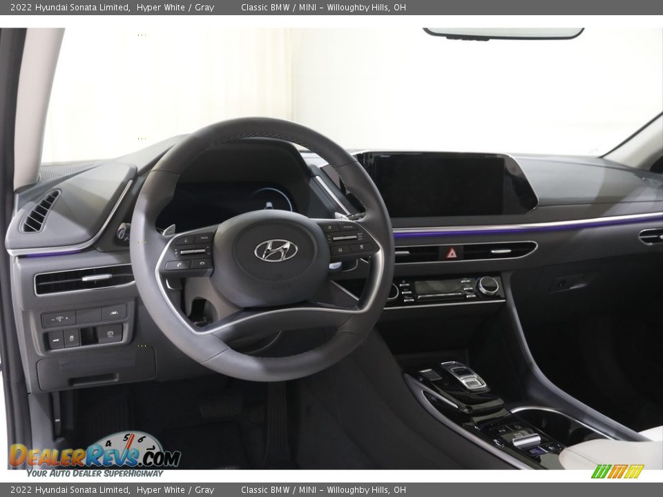 Dashboard of 2022 Hyundai Sonata Limited Photo #6