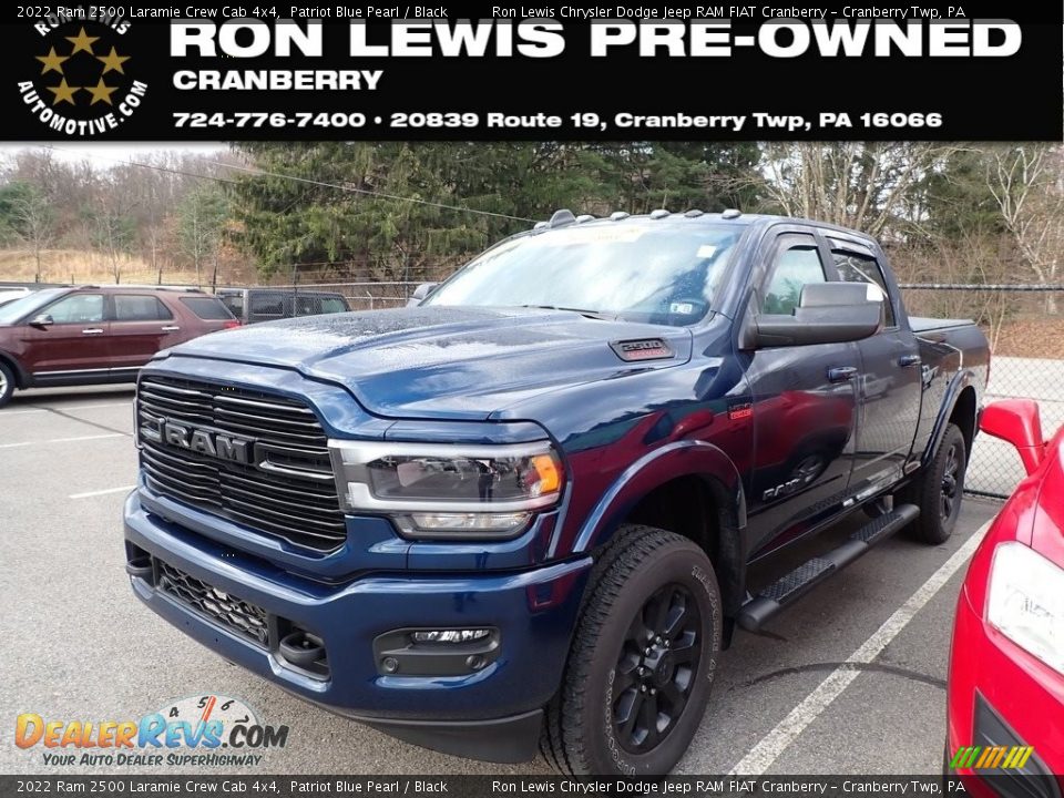 2022 Ram 2500 Laramie Crew Cab 4x4 Patriot Blue Pearl / Black Photo #1