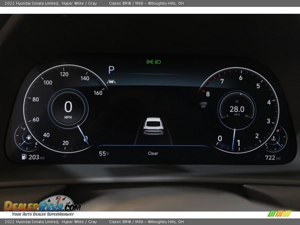 2022 Hyundai Sonata Limited Gauges Photo #8