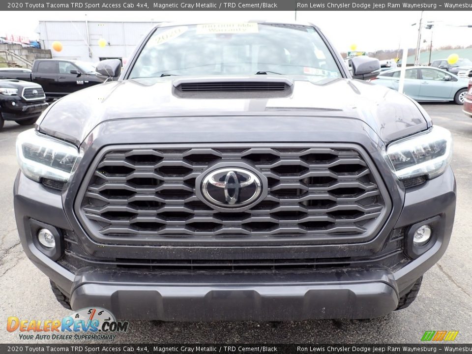 2020 Toyota Tacoma TRD Sport Access Cab 4x4 Magnetic Gray Metallic / TRD Cement/Black Photo #9