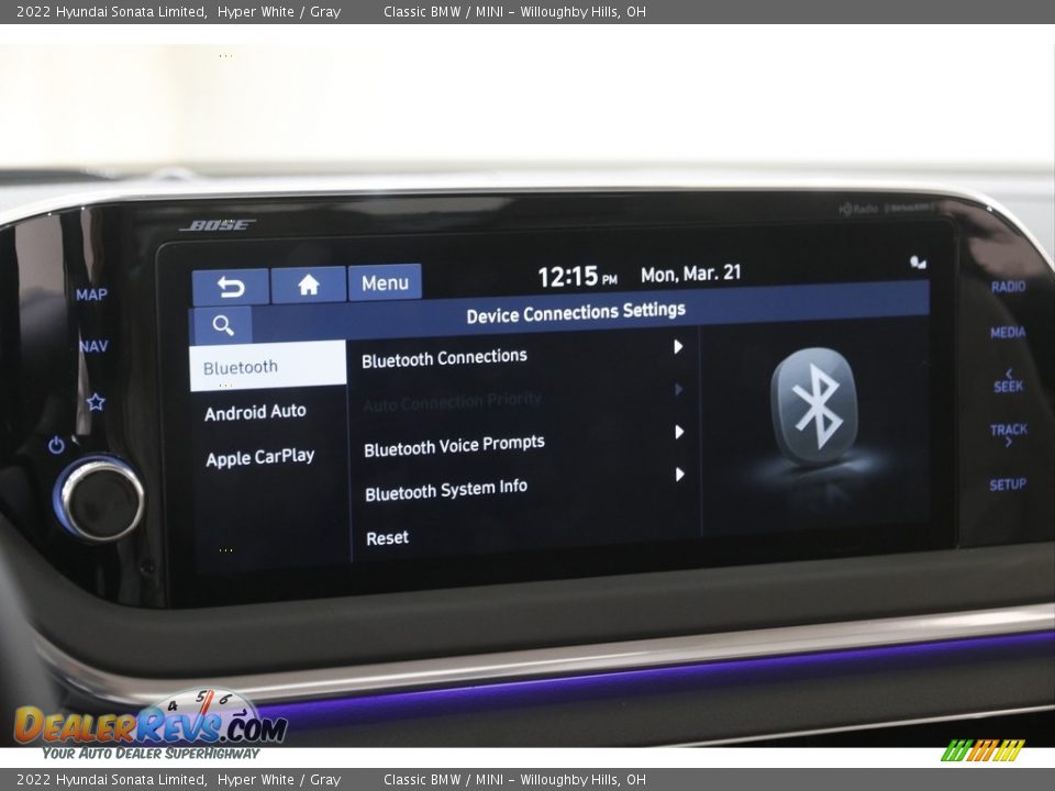 Controls of 2022 Hyundai Sonata Limited Photo #11