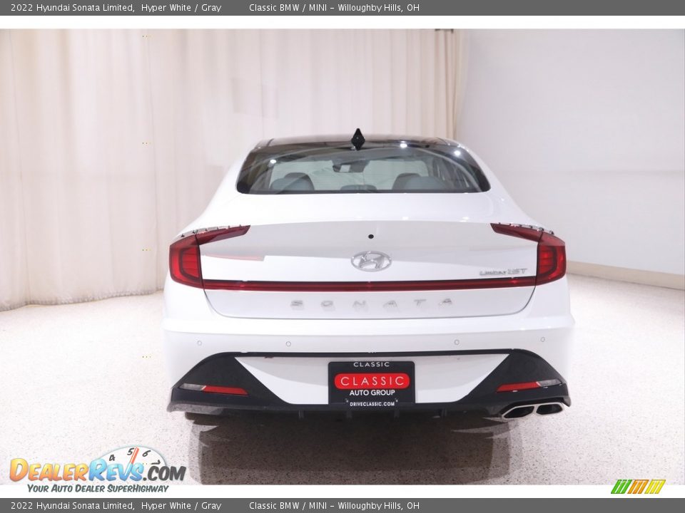 2022 Hyundai Sonata Limited Hyper White / Gray Photo #20