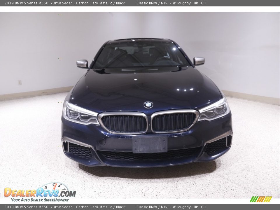 2019 BMW 5 Series M550i xDrive Sedan Carbon Black Metallic / Black Photo #2