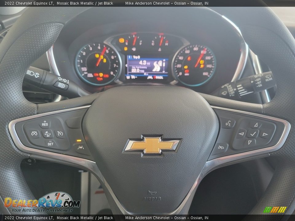 2022 Chevrolet Equinox LT Mosaic Black Metallic / Jet Black Photo #22