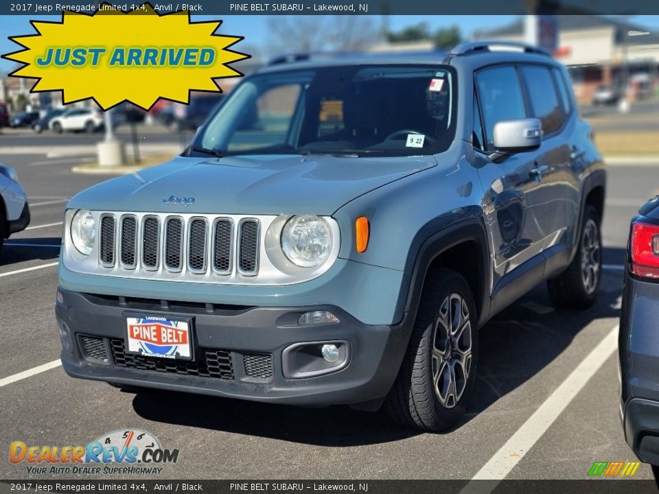 2017 Jeep Renegade Limited 4x4 Anvil / Black Photo #1