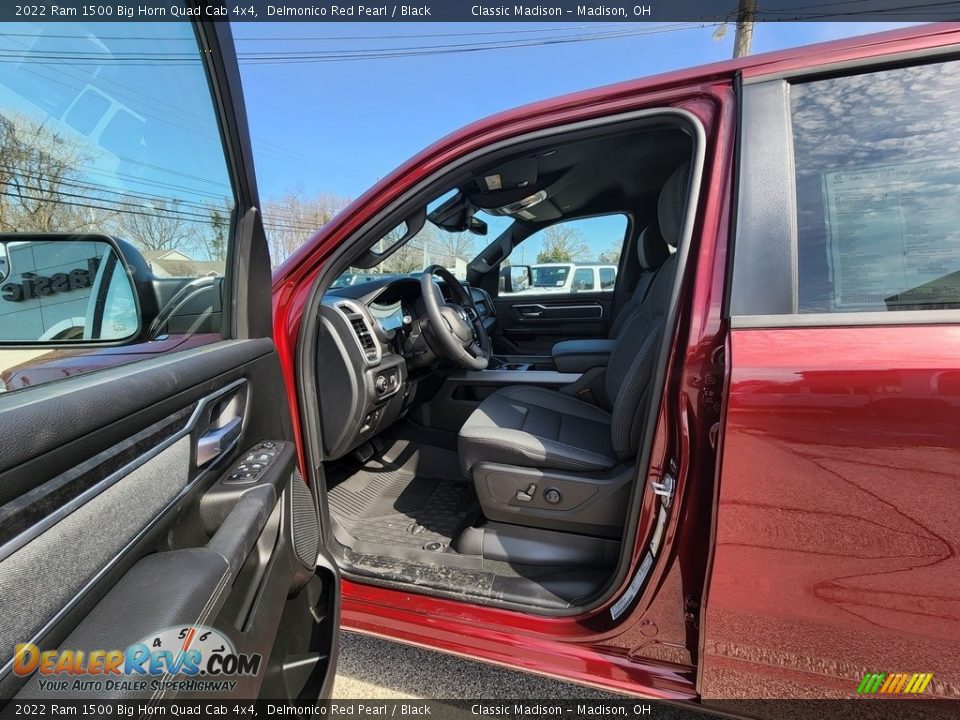 2022 Ram 1500 Big Horn Quad Cab 4x4 Delmonico Red Pearl / Black Photo #2