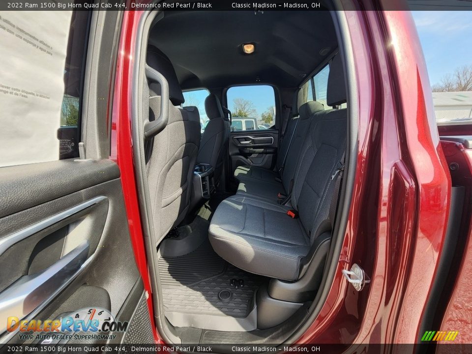 2022 Ram 1500 Big Horn Quad Cab 4x4 Delmonico Red Pearl / Black Photo #3