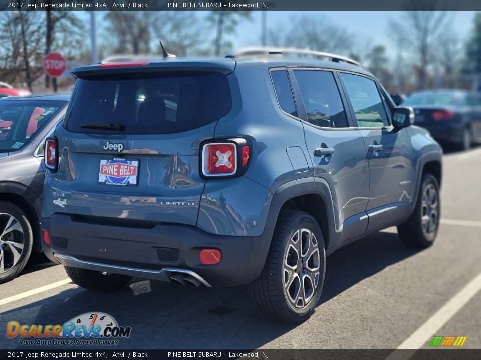 2017 Jeep Renegade Limited 4x4 Anvil / Black Photo #3