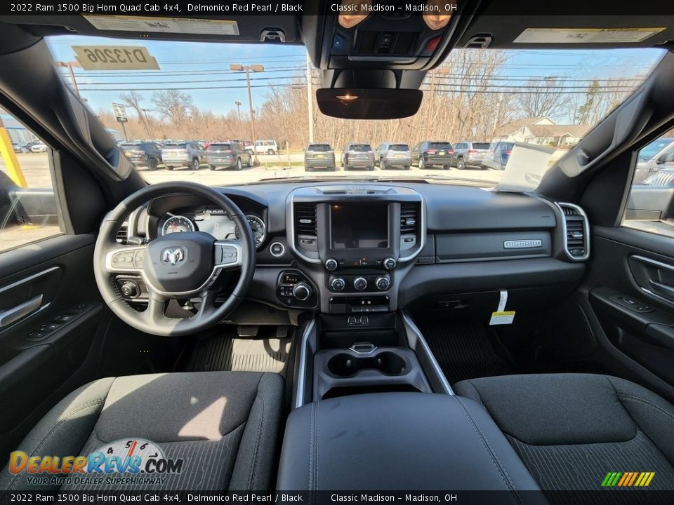 2022 Ram 1500 Big Horn Quad Cab 4x4 Delmonico Red Pearl / Black Photo #4