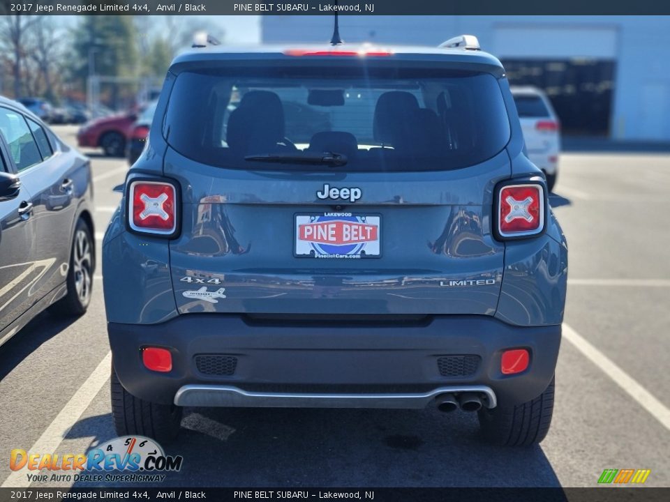 2017 Jeep Renegade Limited 4x4 Anvil / Black Photo #4