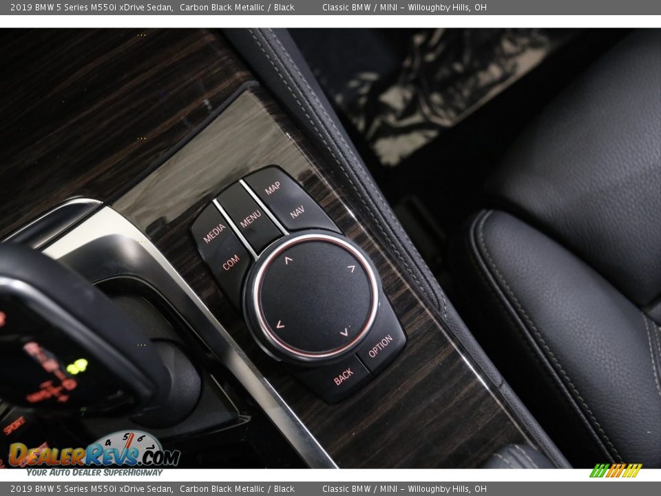 2019 BMW 5 Series M550i xDrive Sedan Carbon Black Metallic / Black Photo #16