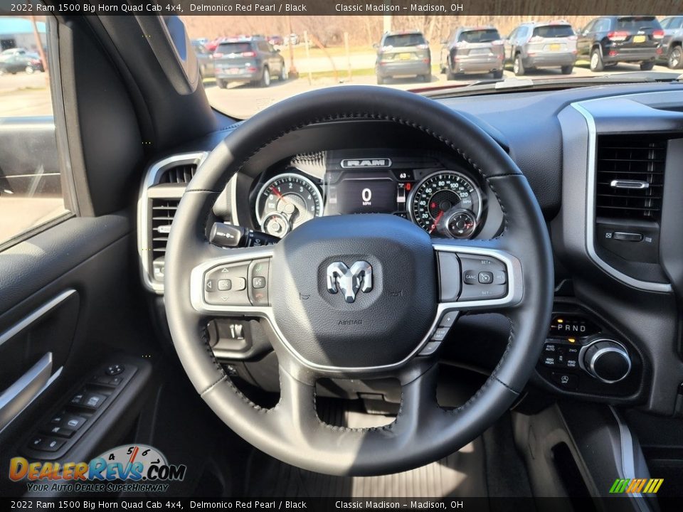 2022 Ram 1500 Big Horn Quad Cab 4x4 Delmonico Red Pearl / Black Photo #5