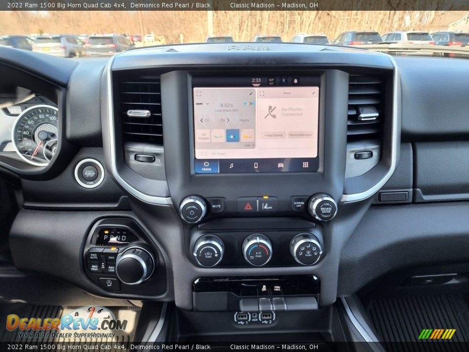 2022 Ram 1500 Big Horn Quad Cab 4x4 Delmonico Red Pearl / Black Photo #6