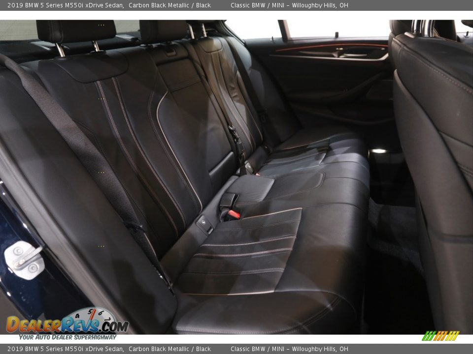 2019 BMW 5 Series M550i xDrive Sedan Carbon Black Metallic / Black Photo #18